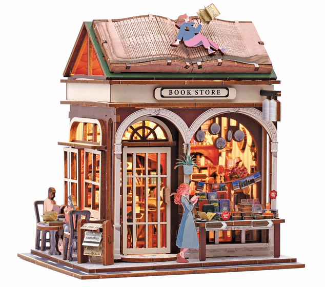 GRAINE CREATIVE Modelo 3D de madera Librería