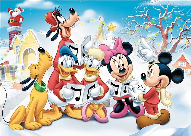 Trefl Puzzle Mickey Mouse 200 dielikov, Vianoce