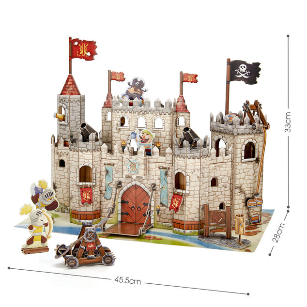 CubicFun - Puzzle 3D Piratski grad 183 kosov