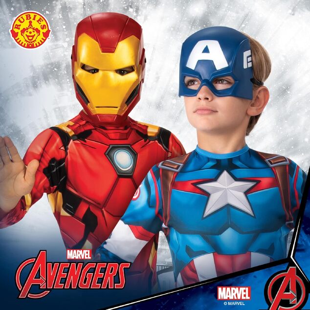 AVENGERS Costume enfant Captain America taille M(134-140cm)deluxe