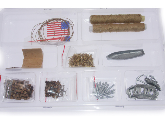 MAMOLI Blue Shadow briga 1778 1:64 kit