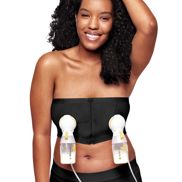 MEDELA Könnyű fejési öv Hands-free™ - fekete M