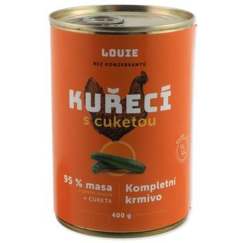 Konzerva LOUIE kuracie  s cuketou, vitamínmi a minerálmi 400g