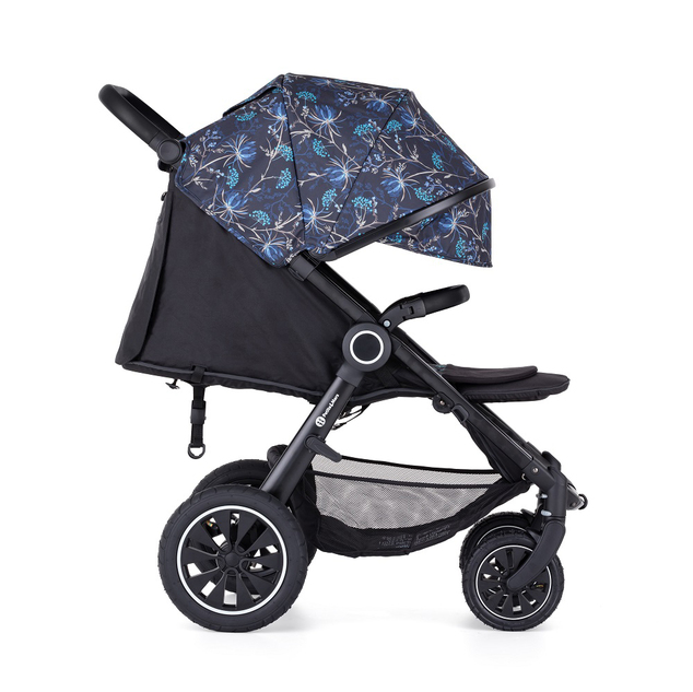 PETITE&amp;MARS Kočík Street+ Air Black + Strieška Limited 100 Stylish Beauty