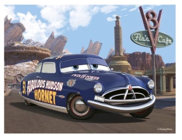 Drevené licenčné kocky Cars: Jazda – 12 kociek