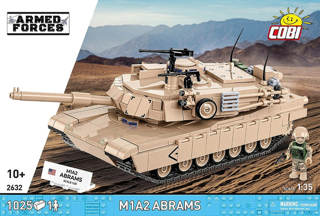 Cobi 2632 Armed Forces M1A2 Abrams, 1:35, 1025 k