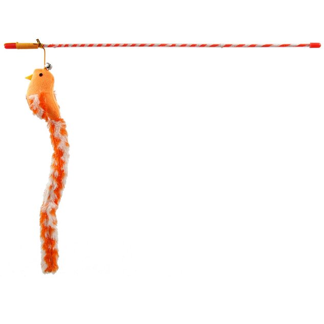 Hračka Magic Cat palička myška bavlna s catnipom 22cm+45cm 24ks