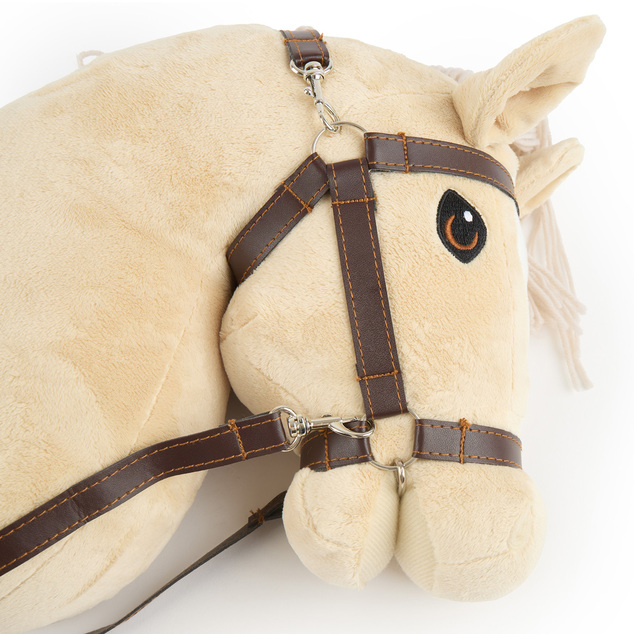 Bieco - Hobby Horsing na tyči - koník béžový, veľ. S