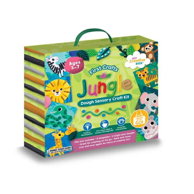 MY CREATIVE BOX® Senzorická kreatívna sada na modelovanie Džungľa