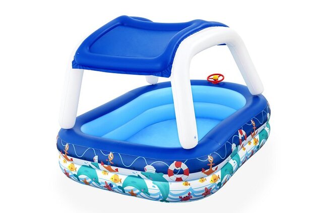 Nafukovací bazénik Captain Family, priemer 2,13m x 1,55m, výška 1,32m