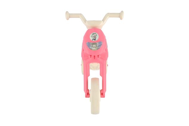 Bicicletta senza pedali Enduro Yupee rosa pastello grande altezza sedile 31cm capacità fino a 25kg