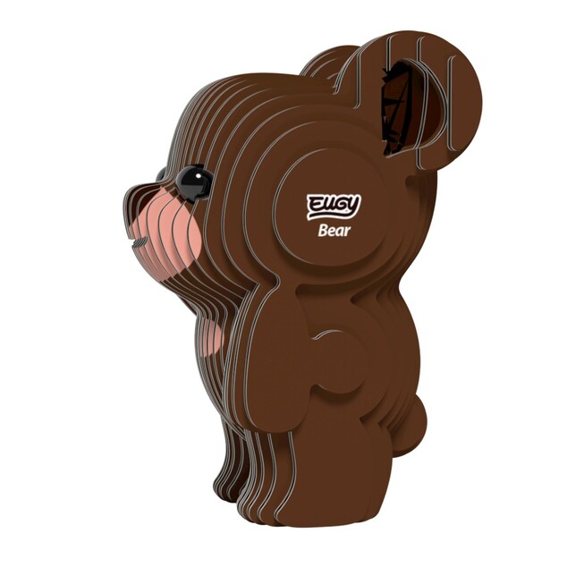 EUGY Orso grizzly 3D puzzle di cartone