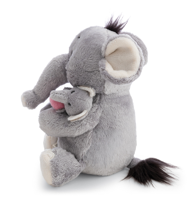 NICI peluche Elefante 20 cm con cucciolo 6 cm - Little &amp; Me