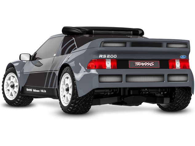 Traxxas Mini Rally Ford RS200 1:12 4WD VXL RTR šedý