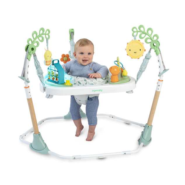 INGENUITY Centre d'activités avec sauteur et table 3 en 1 PlayStage™, 6m+