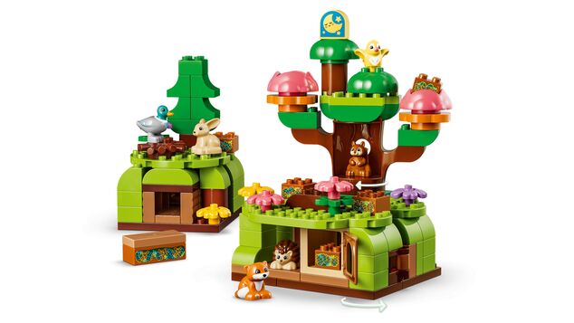 LEGO® DUPLO®10480 Les plný objavov s divokými zvieratkami