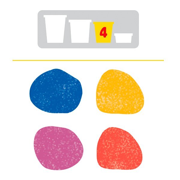 HASBRO - Play-Doh 4ks téglikov metalickej farby