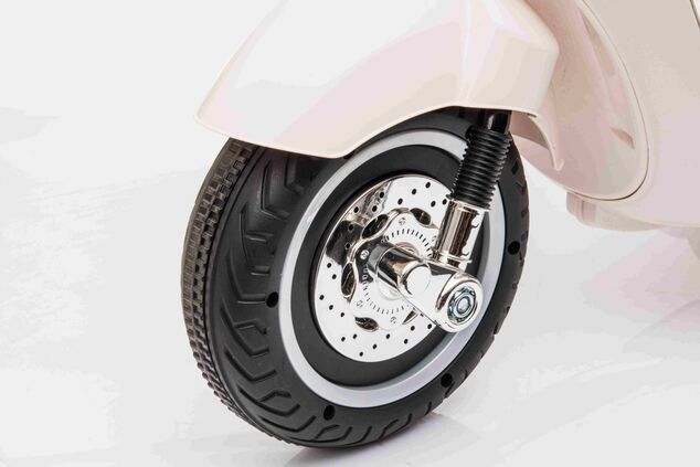 Elektromotorrad Vespa 946 auch mit Rückwärtsgang, weiß, mit Hilfsrädern
