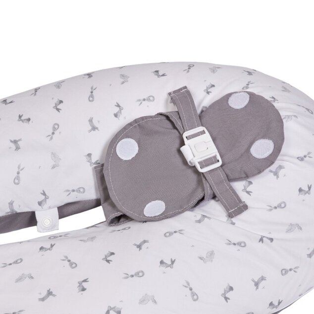 Cuscino gravidanza e allattamento Multirelax 3 in 1 Polycotton, Bunny