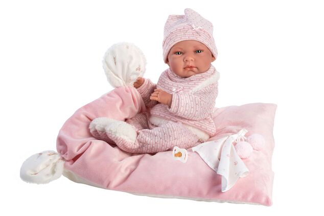 Llorens M738-60 oblečenie pre bábiku bábätko NEW BORN veľkosti 40-42 cm s doplnkami
