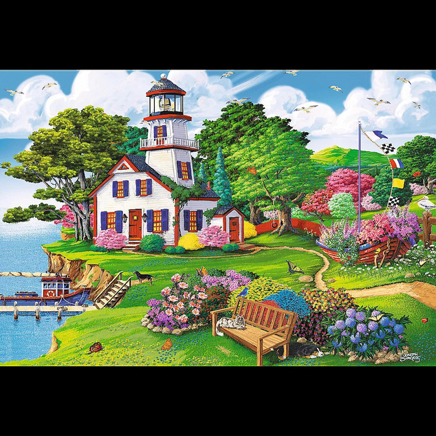 Trefl Holzpuzzle 501 - Sommerzuflucht