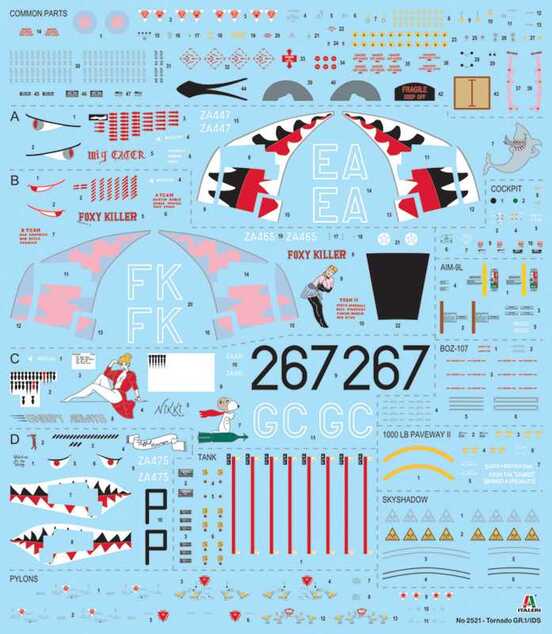 Model Kit letadlo 2521 - Tornado GR.1/IDS (1:32)