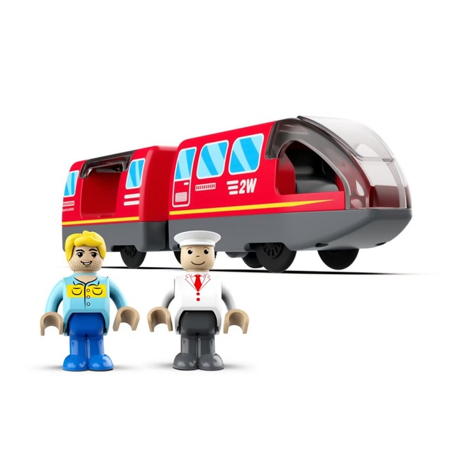 2Kids Toys Tren urban electric roșu