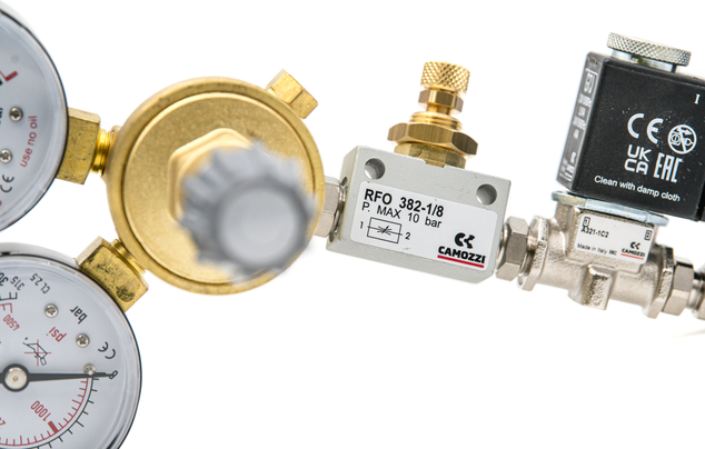 Kompletný CO2 set s 5 l fľašou s nočným vypínaním s pH kontrolérom