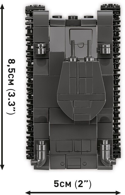 Cobi 3 tanky: Panzer I, Valentine IX, Renault R, 1:35, The Tank Museum, Les Blindes in Sau