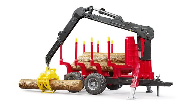 Bruder 02252 Lesný príves s hydraulickou rukou
