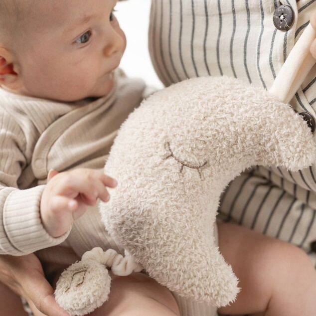 NATTOU Hračka hudobná Teddy mesiačik 25 cm