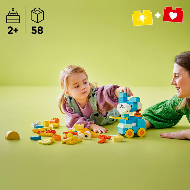 LEGO® DUPLO® 10448 3 v 1: Zvieratká na kolieskach