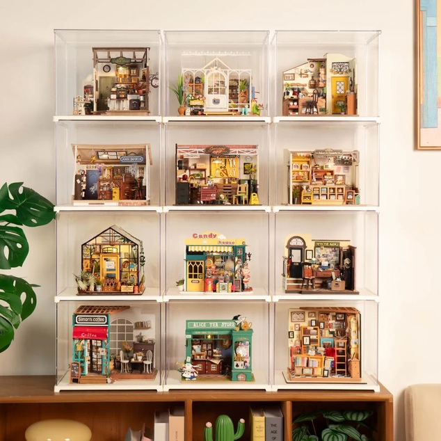 RoboTime Pantalla para Casa de Muñecas en Miniatura