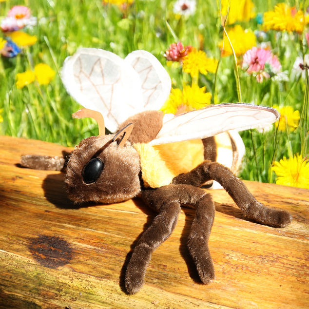 Plyšové včela 20 cm ECO-FRIENDLY