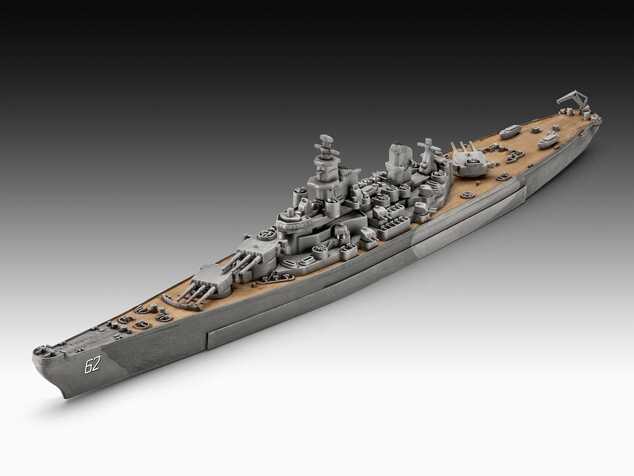 Plastikmodellbausatz Schiff 05183 - USS New Jersey (1:1200)