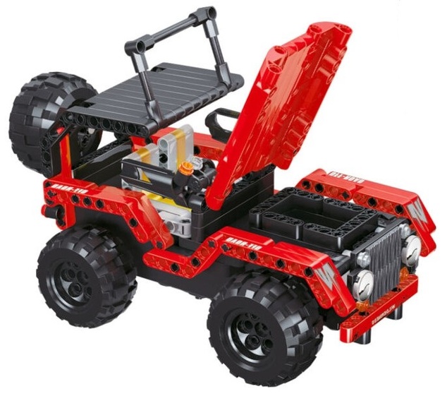 Stavebnica auto terénne RC na diaľkové ovládanie 23 cm