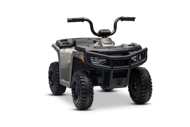 Licencovaná elektrická štvorkolka Arctic Cat 12V so zadným pohonom, sivá, LED svetlá, Líti