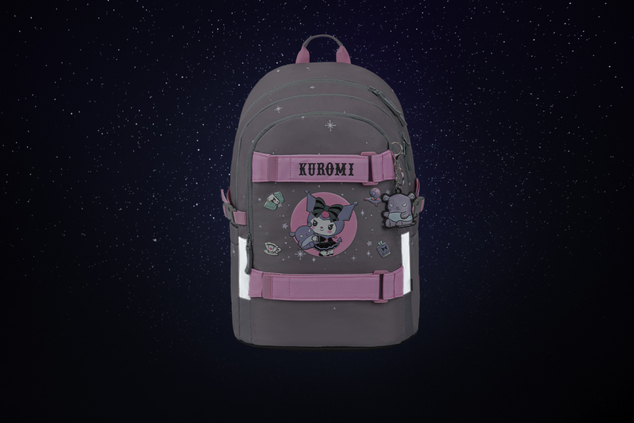BAAGL Schulrucksack Skate Kuromi Grau GRS