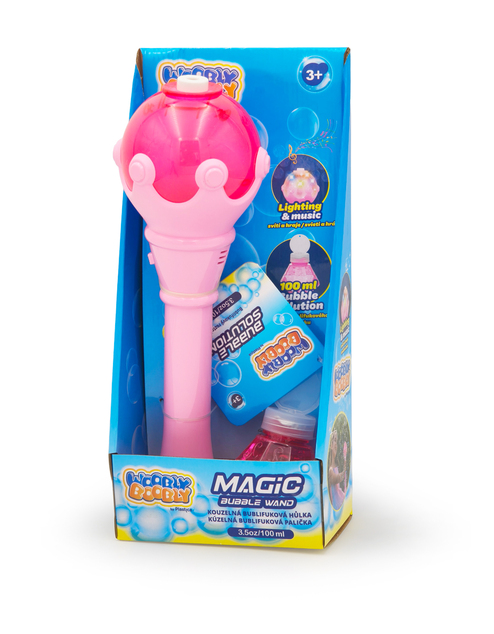 WOOBLY BOOBLY Baguette magique à bulles avec lumière et son