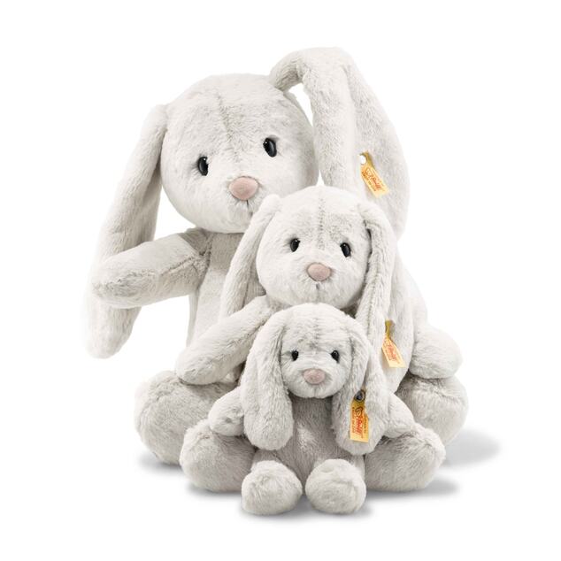 STEIFF Friends Hoppie rabbit, light grey 28cm plyšová hračka