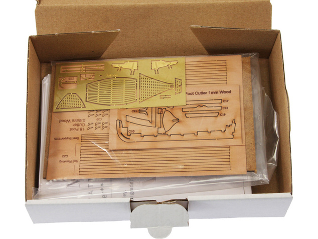Vanguard Models Kutter boat 18 "1:64 kit