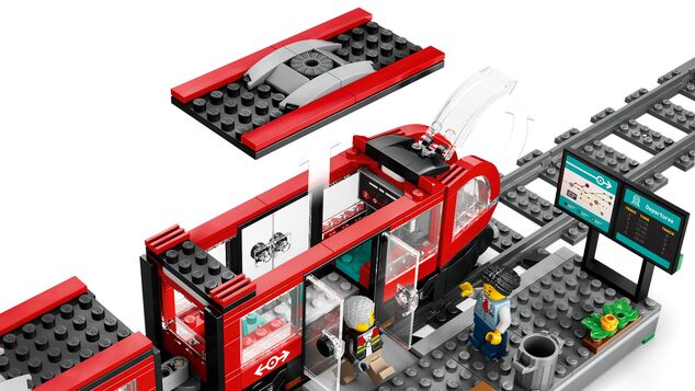 LEGO® City 60423 Tramway et arrêt au centre-ville