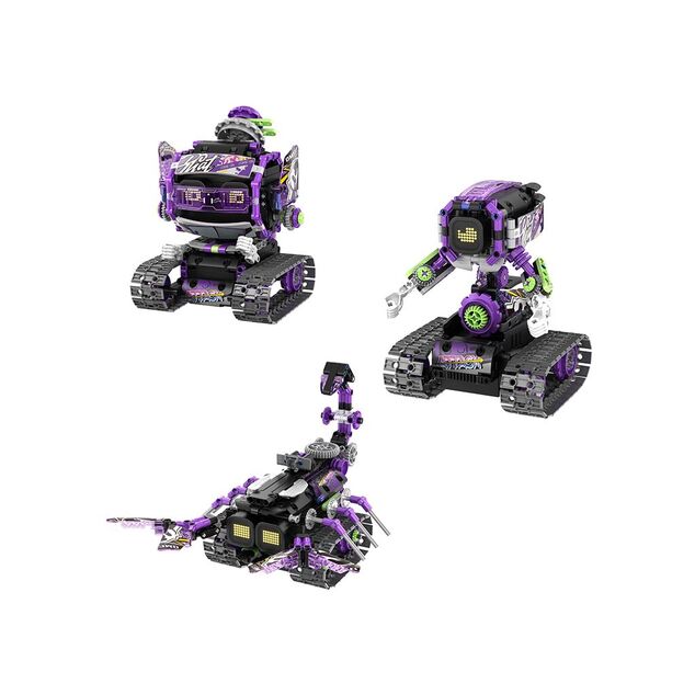 iM.Master Stavebnica robot s čiapkou 3v1 RC na diaľkové ovládanie 17x16,6x20,6 cm
