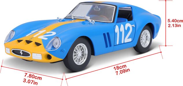 Bburago 1:24 Ferrari Racing 250 GTO Blau
