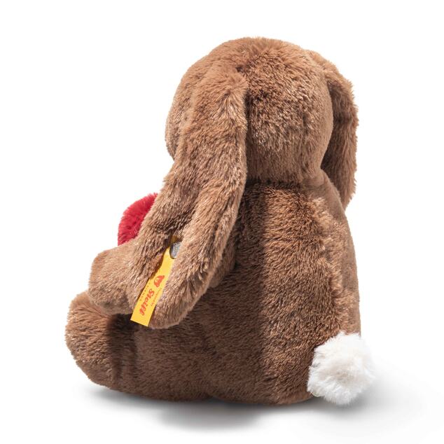 STEIFF Friends Hoppie rabbit – Love, brown plyšová hračka