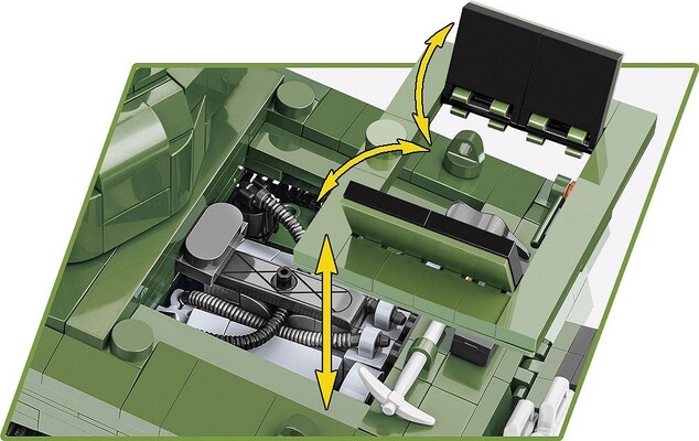 Cobi II WW M4A3 Sherman, 838 k, 2 f