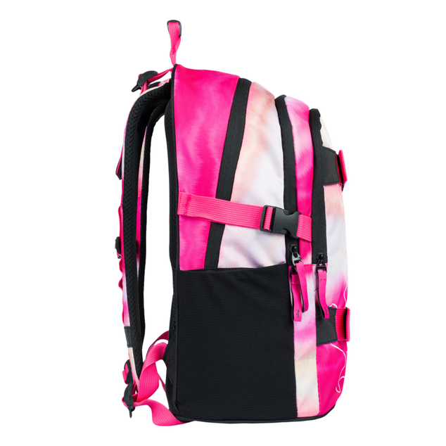 BAAGL SADA 3 Skate Pink Stripes: zaino, astuccio, tasca