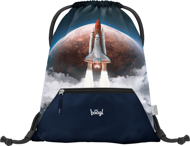 BAAGL SADA 5 Shelly Space Shuttle: ghiozdan, penar, geantă, cutie pentru gustare, plăci