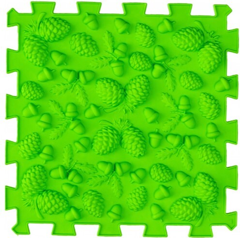 Ortek Masážna ortopedická podložka Puzzle "Mix" 9 prvkov