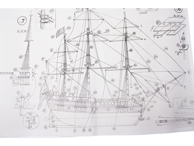 MINI MAMOLI HMS Endeavour 1:143 kit